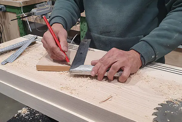 Mesure du bois par L'Atelier de Chris