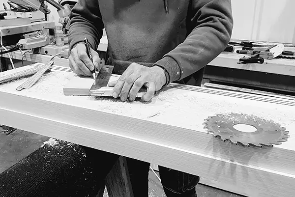 Mesure du bois par L'Atelier de Chris