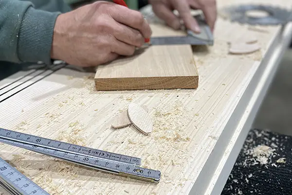 Mesure du bois par L'Atelier de Chris